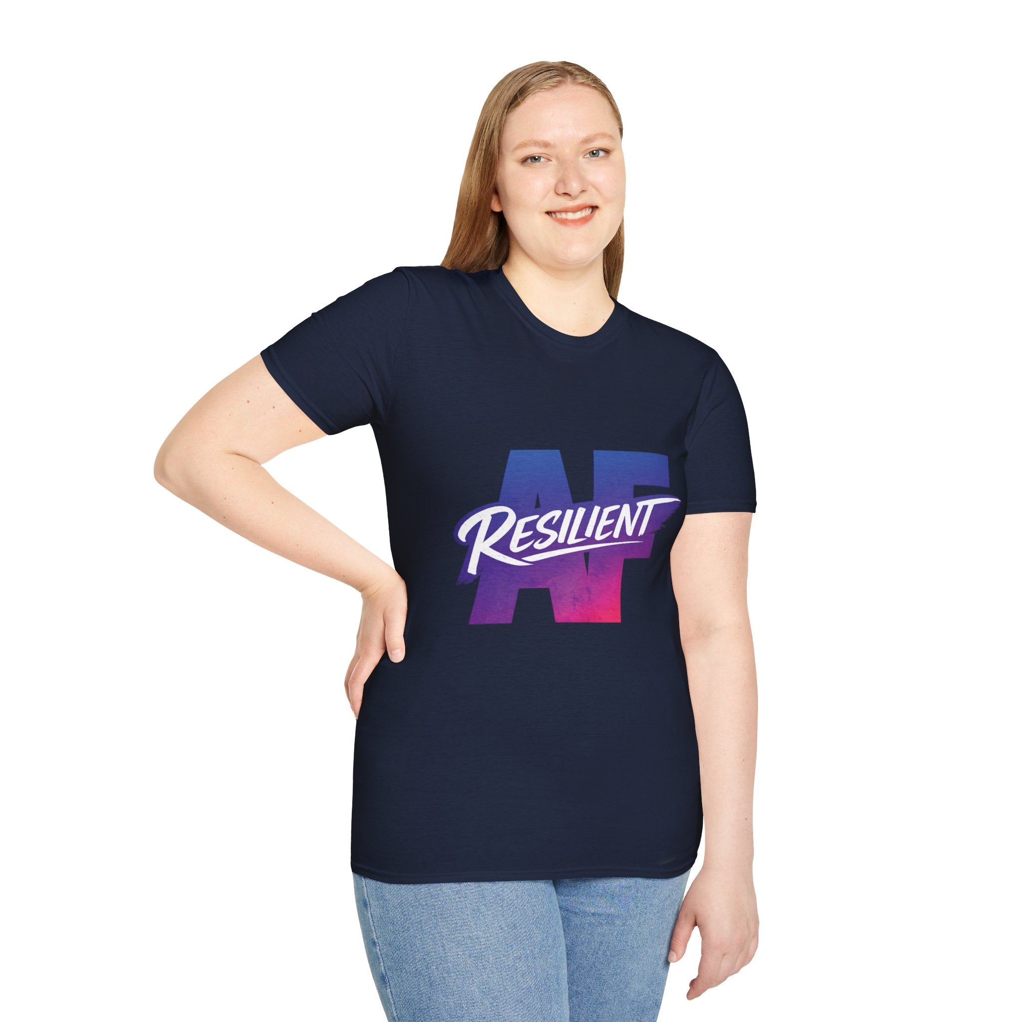 Resilient LA Graphic T-Shirt — Retro Gradient Los Angeles Pride Tee