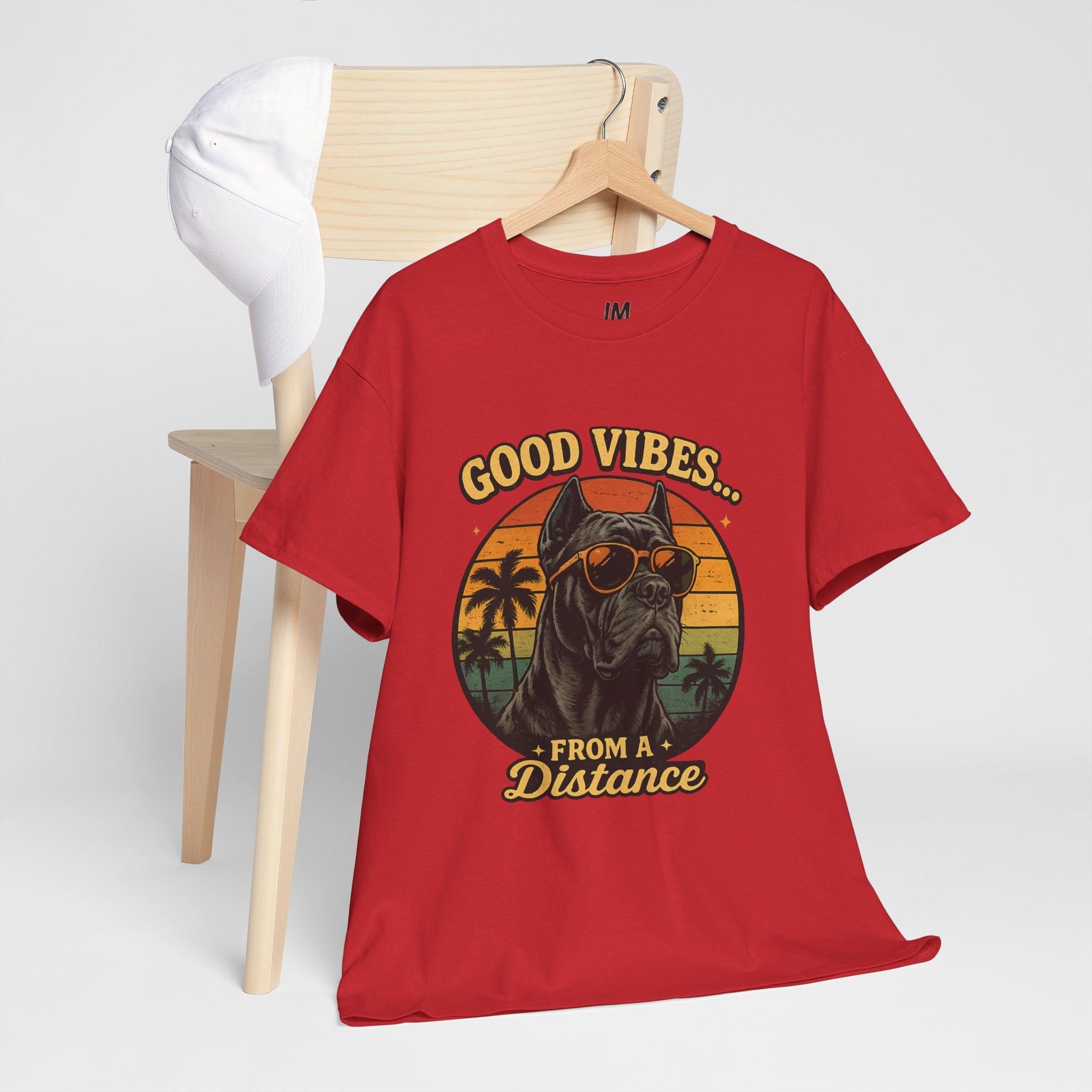 Good Vibes From a Distance Dog T-Shirt