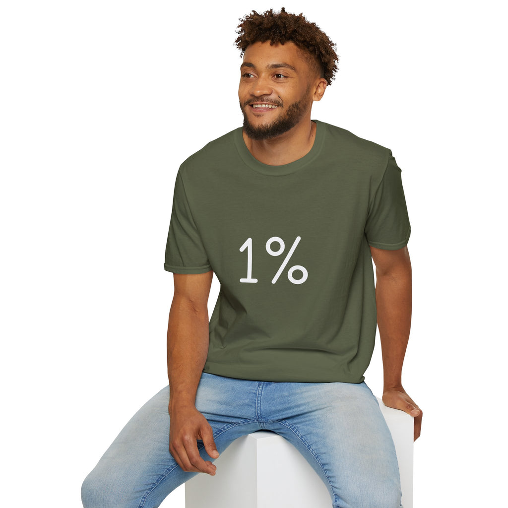 Decide to Be 1% Better Everyday T-Shirt — Motivational Self-Improvement Tee