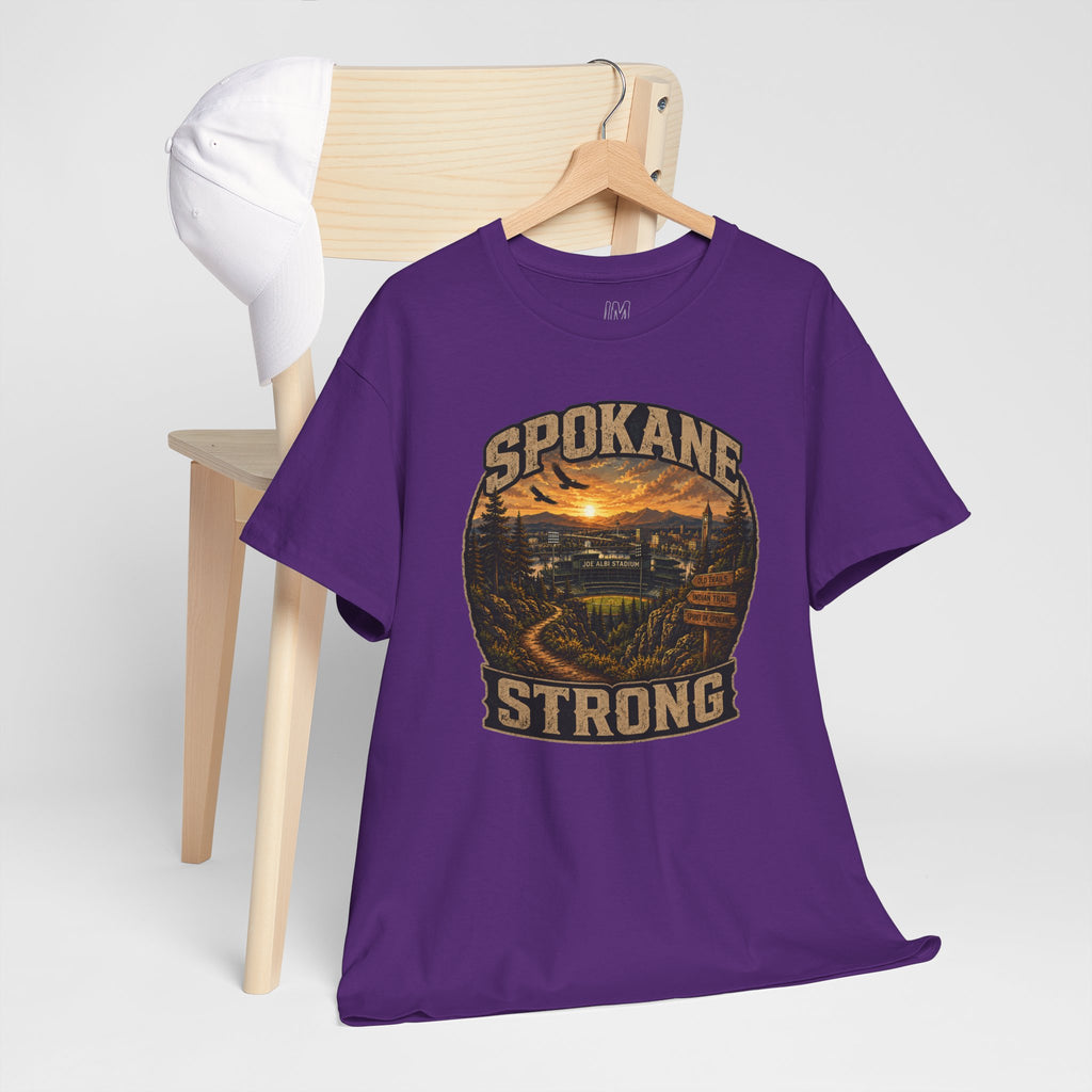 Spokane Strong Vintage Scenic T-Shirt — Hometown Pride Tee (Proceeds to Recovery)