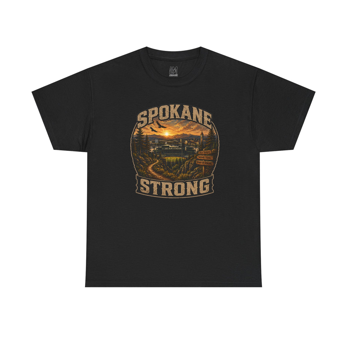 Spokane Strong Vintage Scenic T-Shirt — Hometown Pride Tee (Proceeds to Recovery)