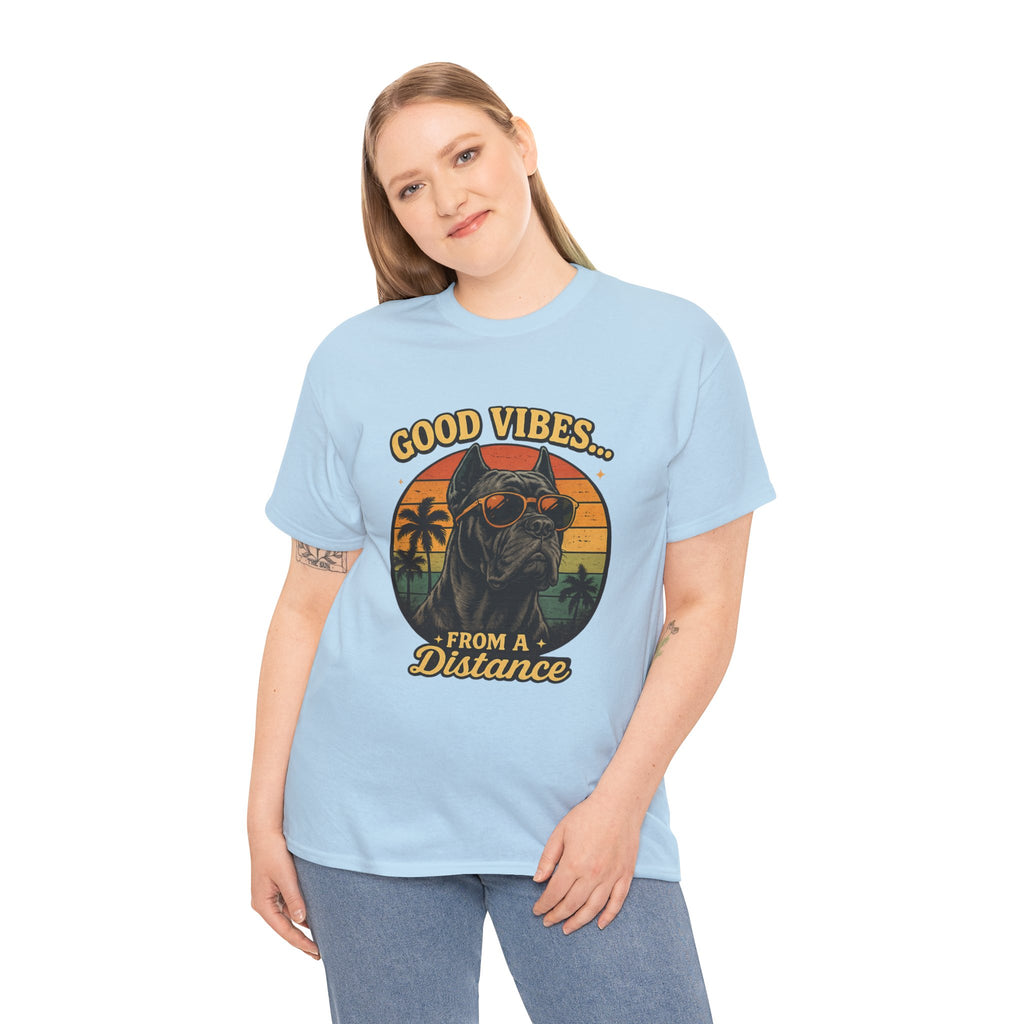 Good Vibes From a Distance Dog T-Shirt
