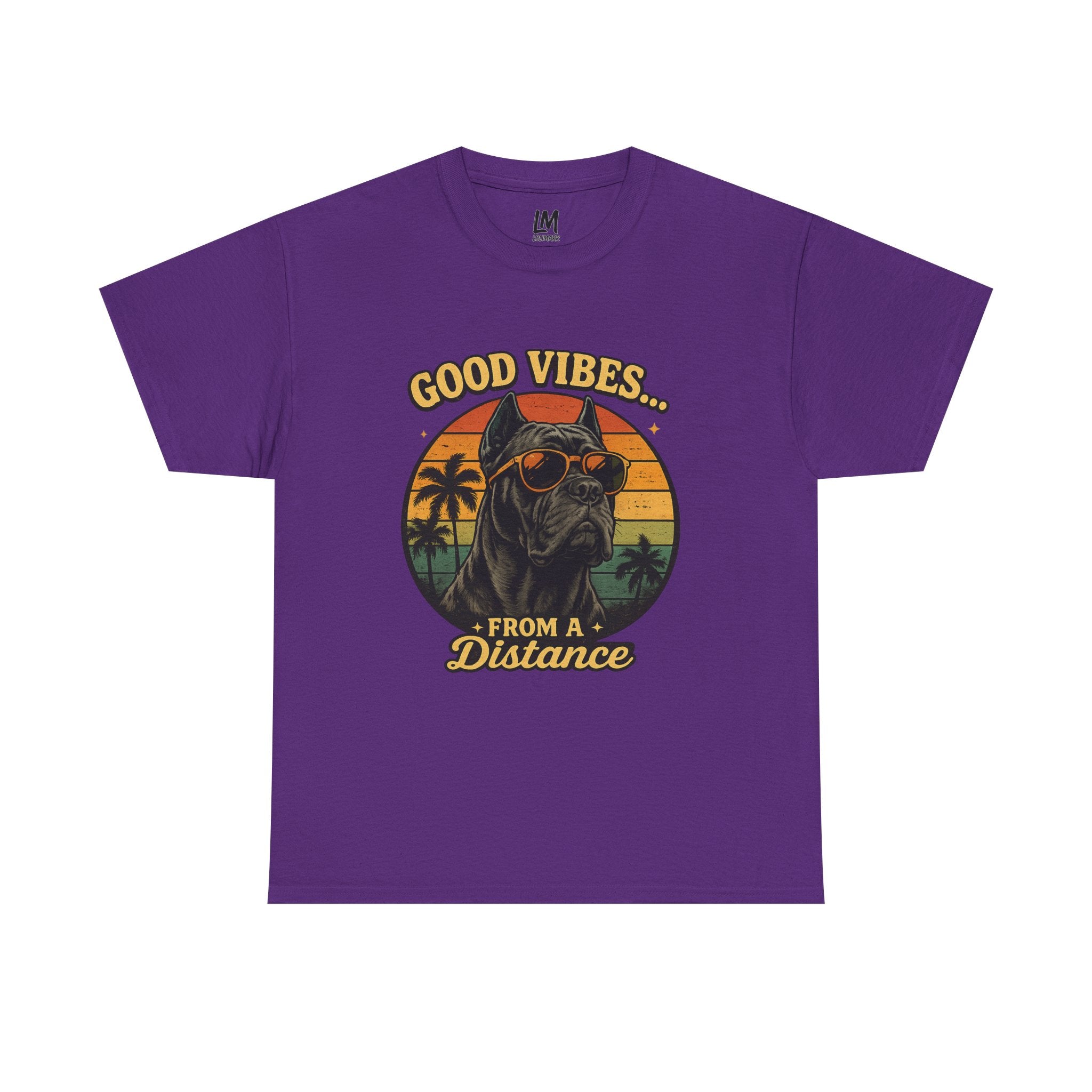 Good Vibes From a Distance Dog T-Shirt