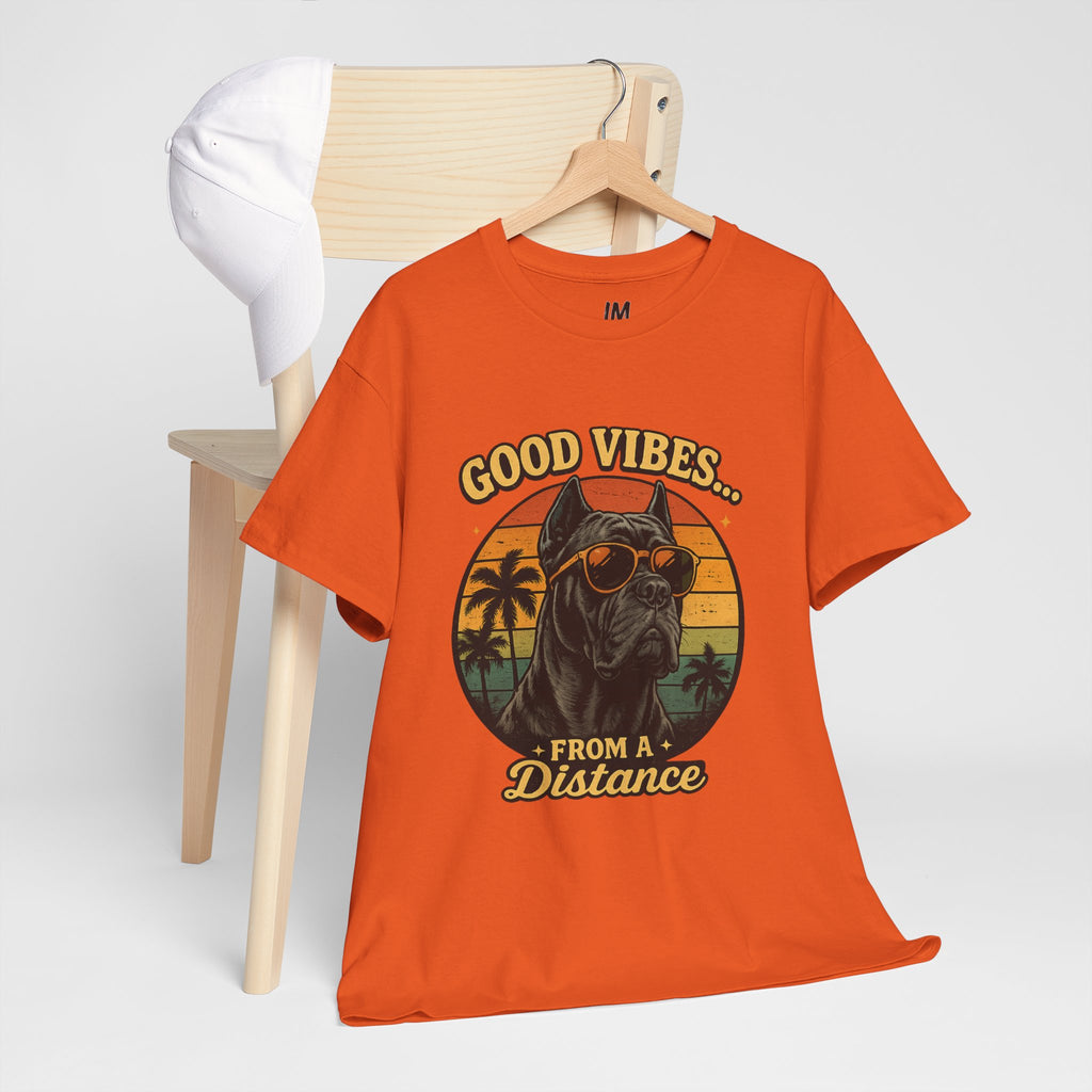 Good Vibes From a Distance Dog T-Shirt