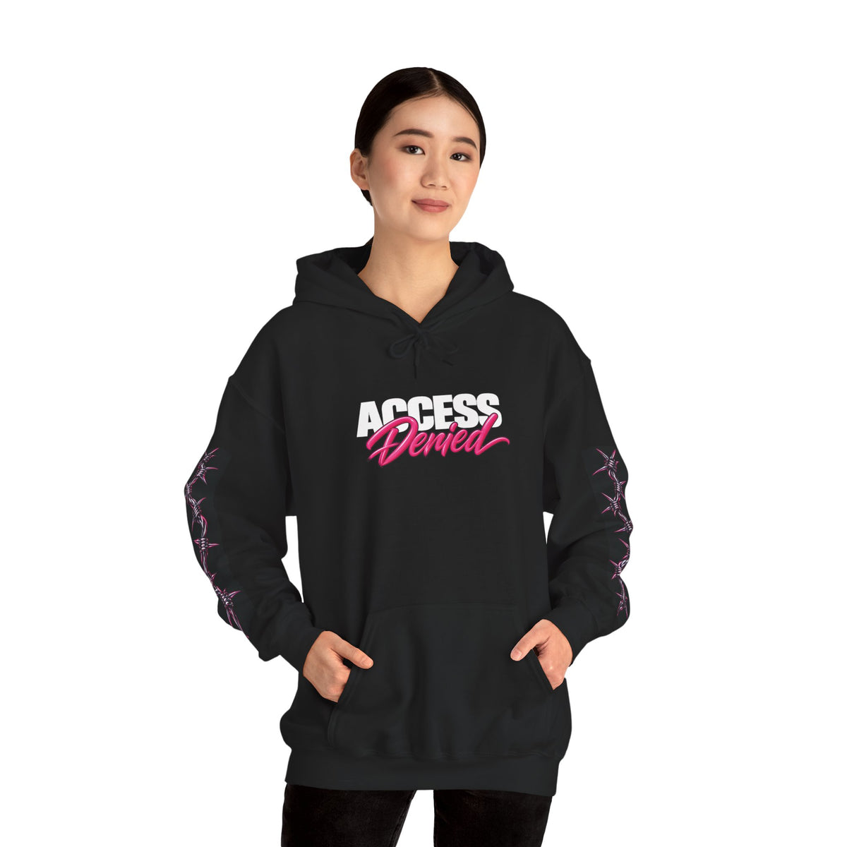 Access Denied Hoodie — Bold Streetwear Hoodie for Unapologetic Women