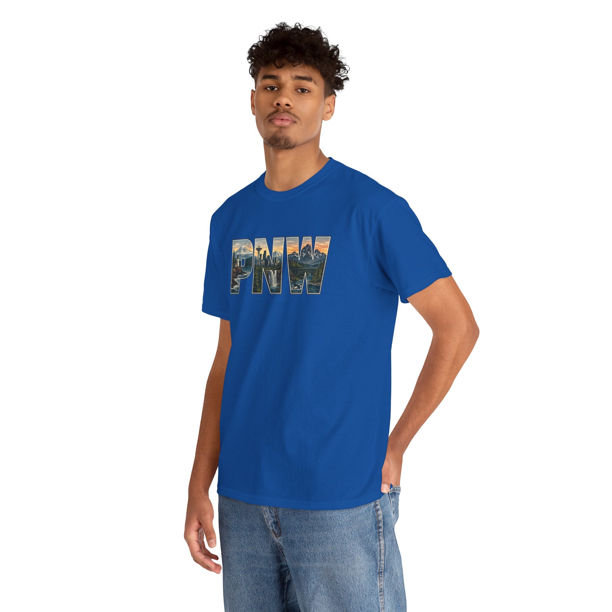 PNW Scenic Tee — Pacific Northwest Landscape Graphic T-Shirt