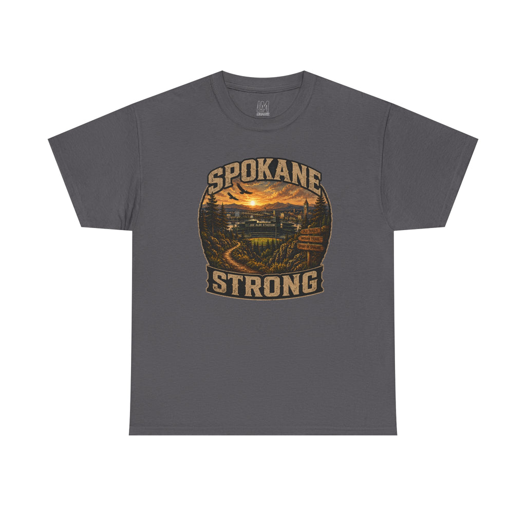 Spokane Strong Vintage Scenic T-Shirt — Hometown Pride Tee (Proceeds to Recovery)