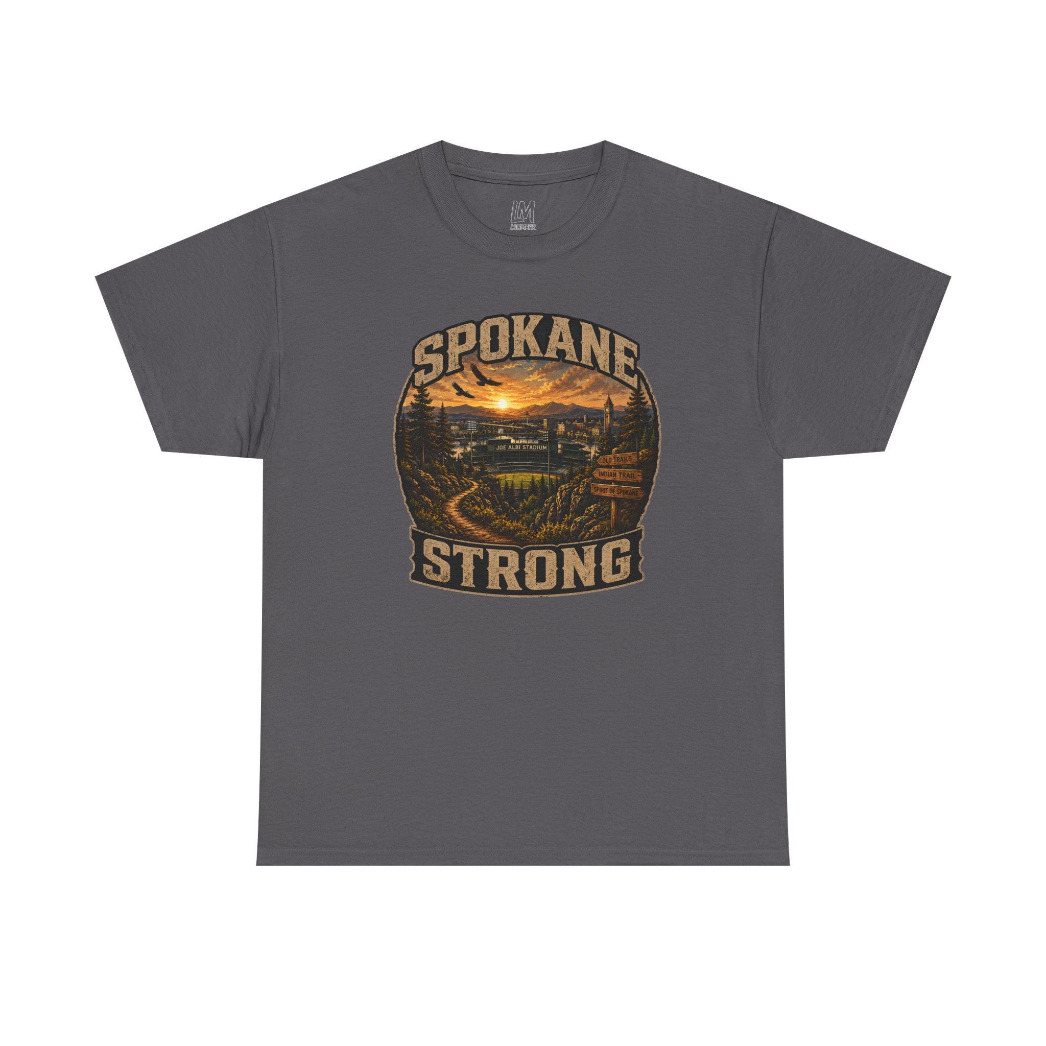 Spokane Strong Vintage Scenic T-Shirt — Hometown Pride Tee (Proceeds to Recovery)