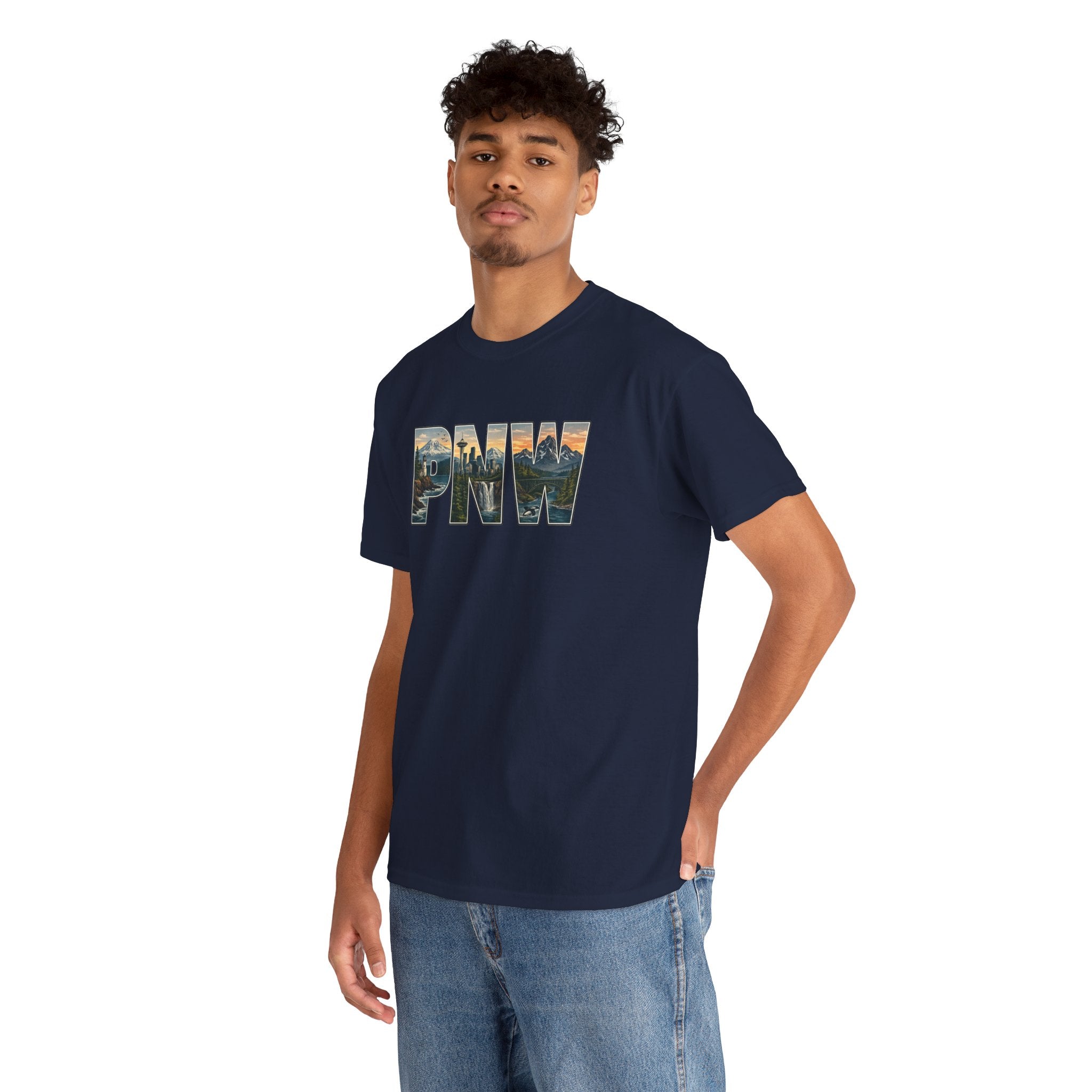 PNW Scenic Tee — Pacific Northwest Landscape Graphic T-Shirt