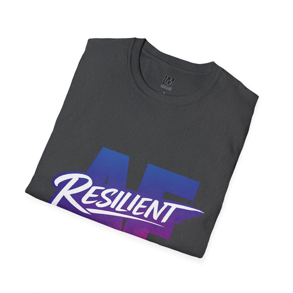 Resilient LA Graphic T-Shirt — Retro Gradient Los Angeles Pride Tee