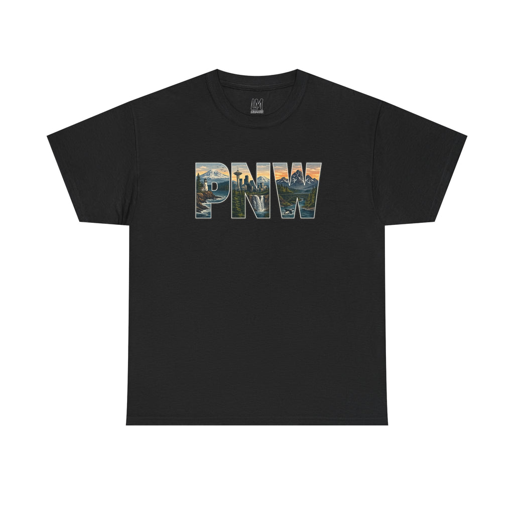 PNW Scenic Tee — Pacific Northwest Landscape Graphic T-Shirt
