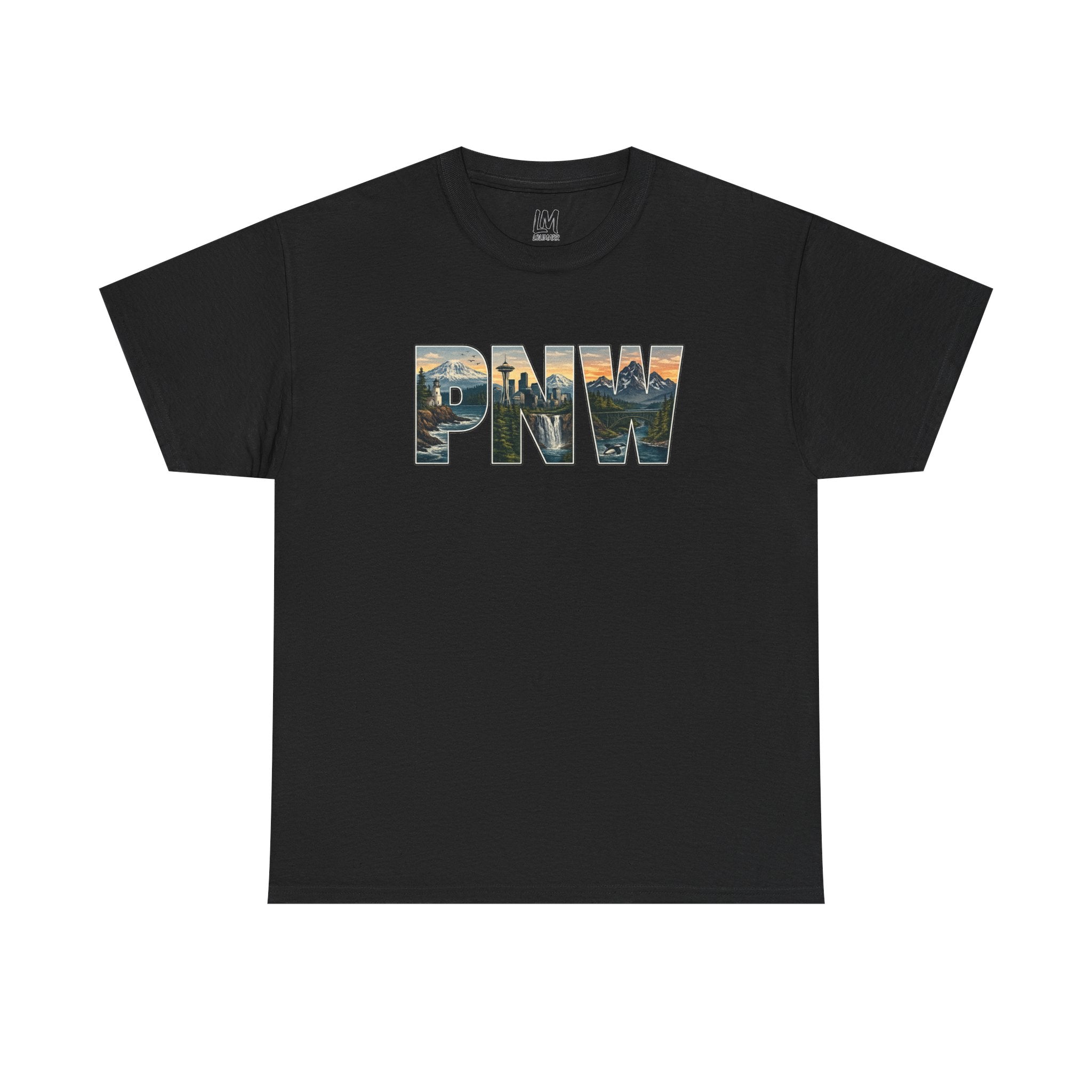 PNW Scenic Tee — Pacific Northwest Landscape Graphic T-Shirt
