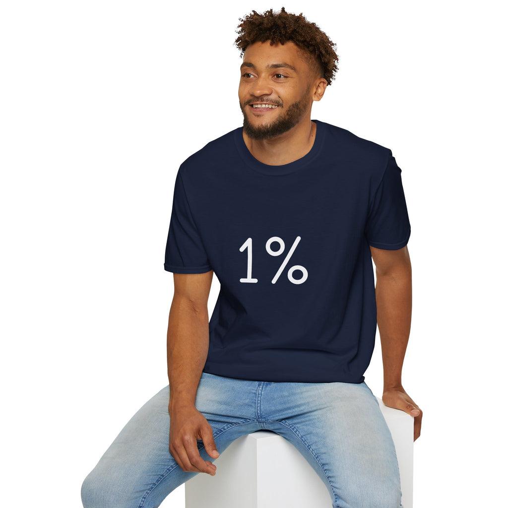 Decide to Be 1% Better Everyday T-Shirt — Motivational Self-Improvement Tee