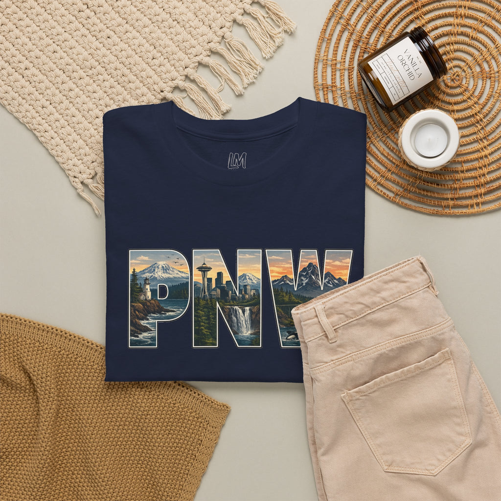 PNW Scenic Tee — Pacific Northwest Landscape Graphic T-Shirt