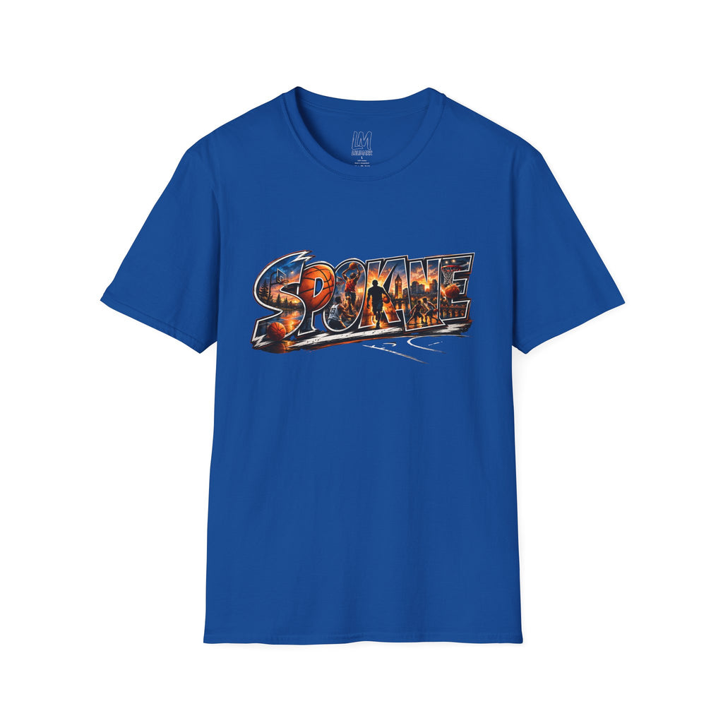 Spokane Basketball T-Shirt — High Energy City Hoops Tee