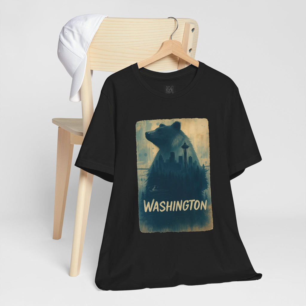Washington skyline T-Shirt | Washington state design, city silhouette