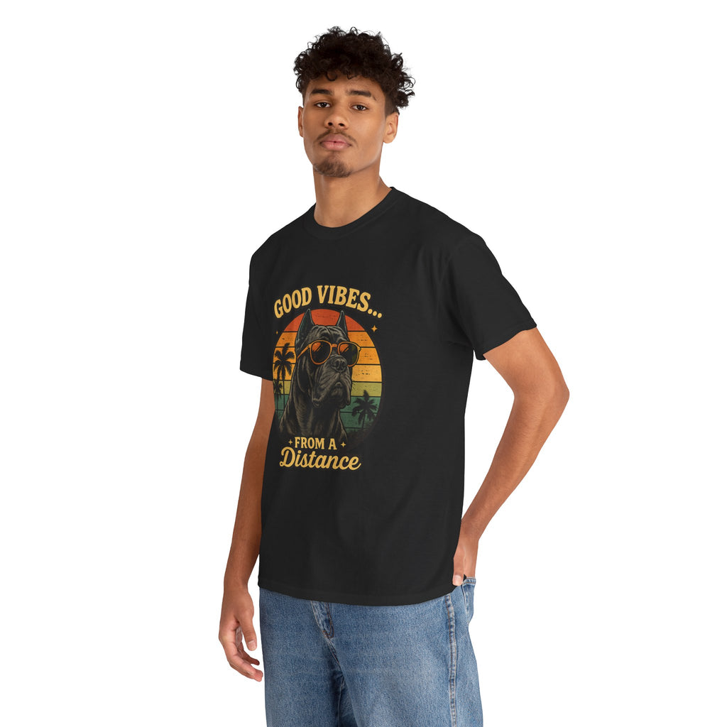 Good Vibes From a Distance Dog T-Shirt