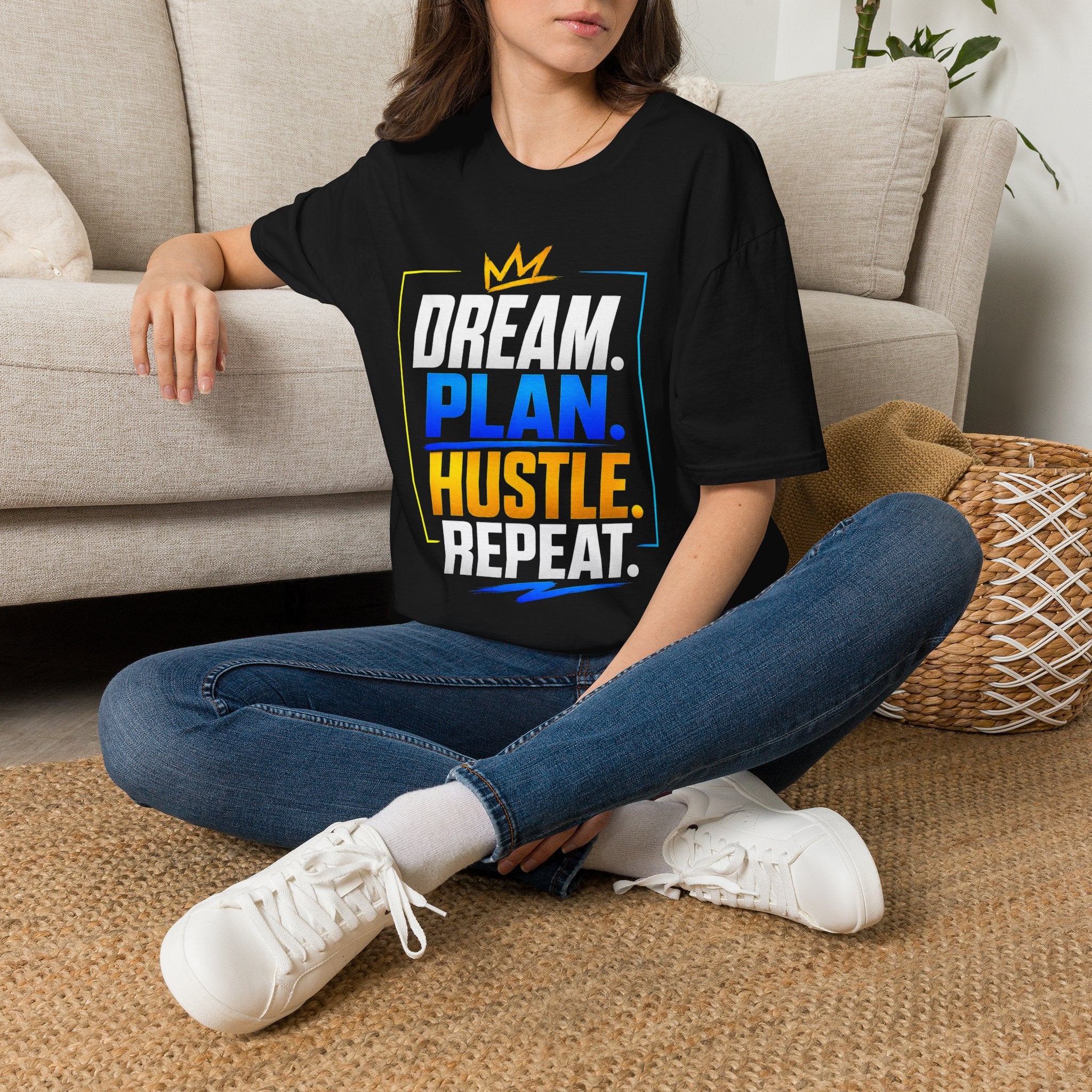 Hustle Habits T-Shirt | Motivational Typography, Productivity Tee