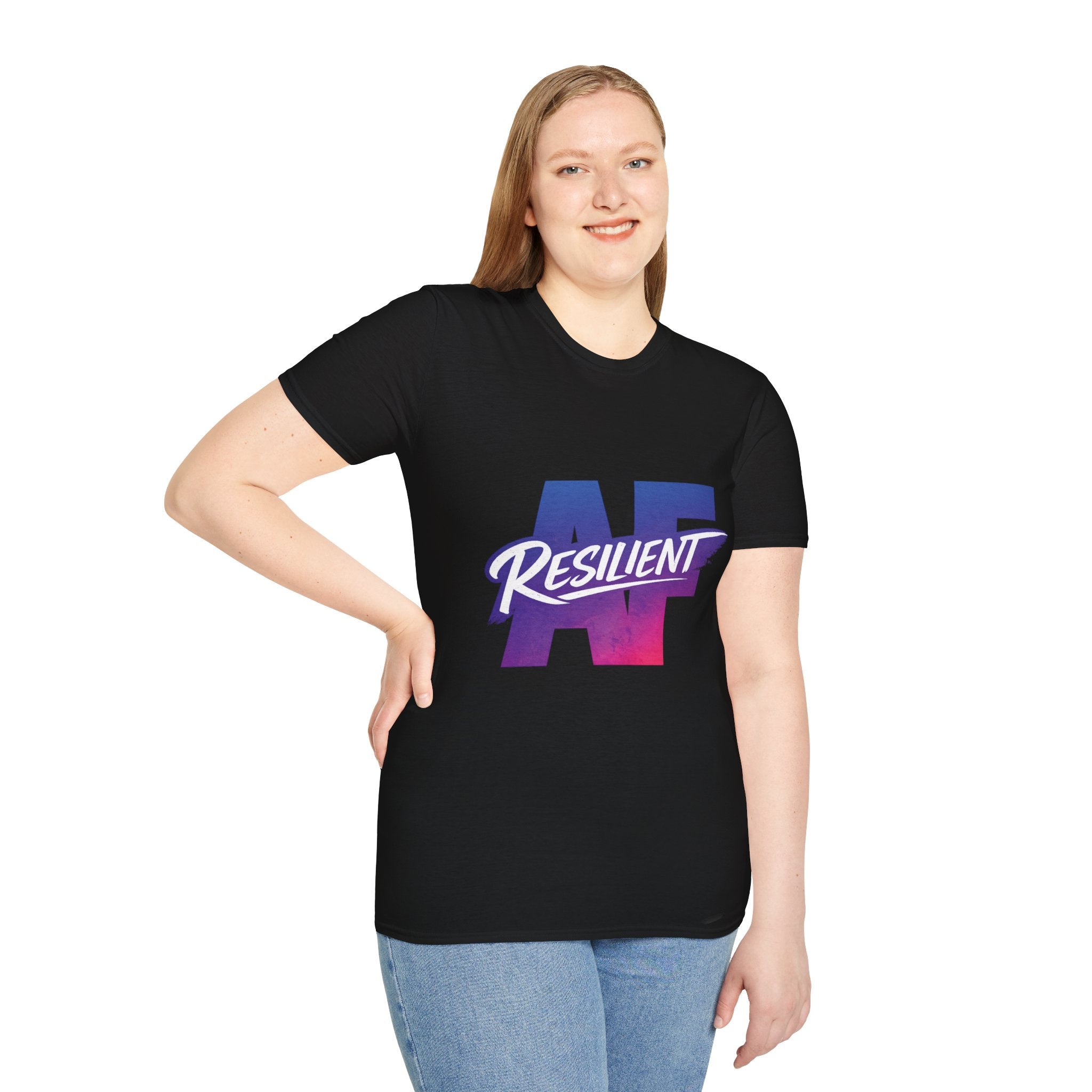 Resilient LA Graphic T-Shirt — Retro Gradient Los Angeles Pride Tee