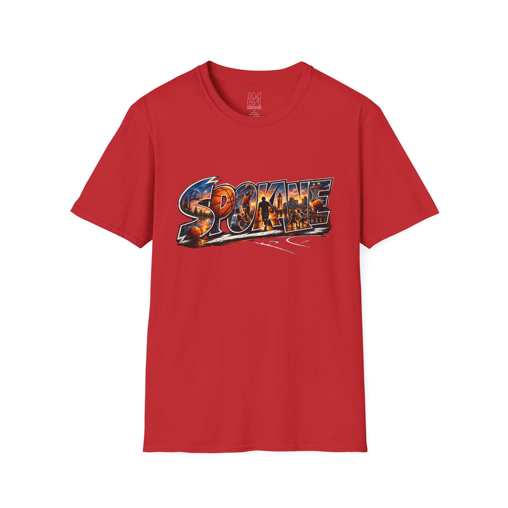 Spokane Basketball T-Shirt — High Energy City Hoops Tee