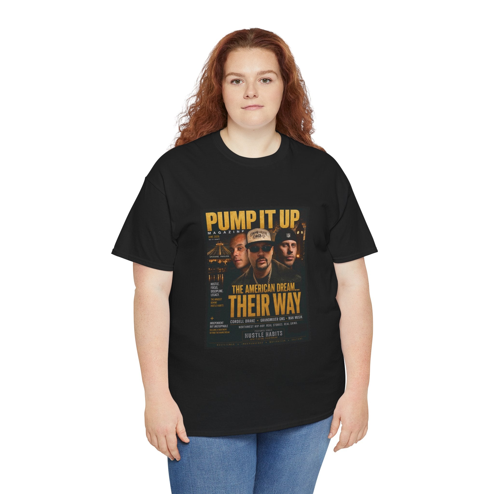 Pump It Up Magazine Cover Tee | GandMixer GMS, Cordell Drake, Mak Musik