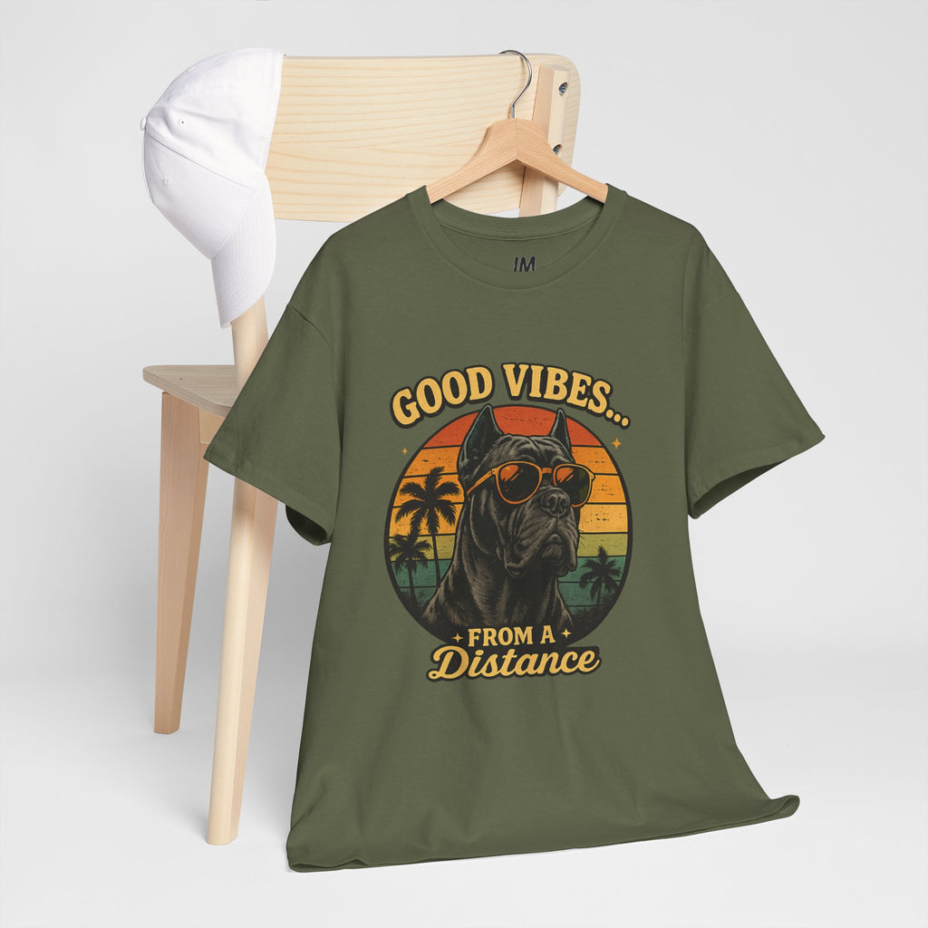 Good Vibes From a Distance Dog T-Shirt