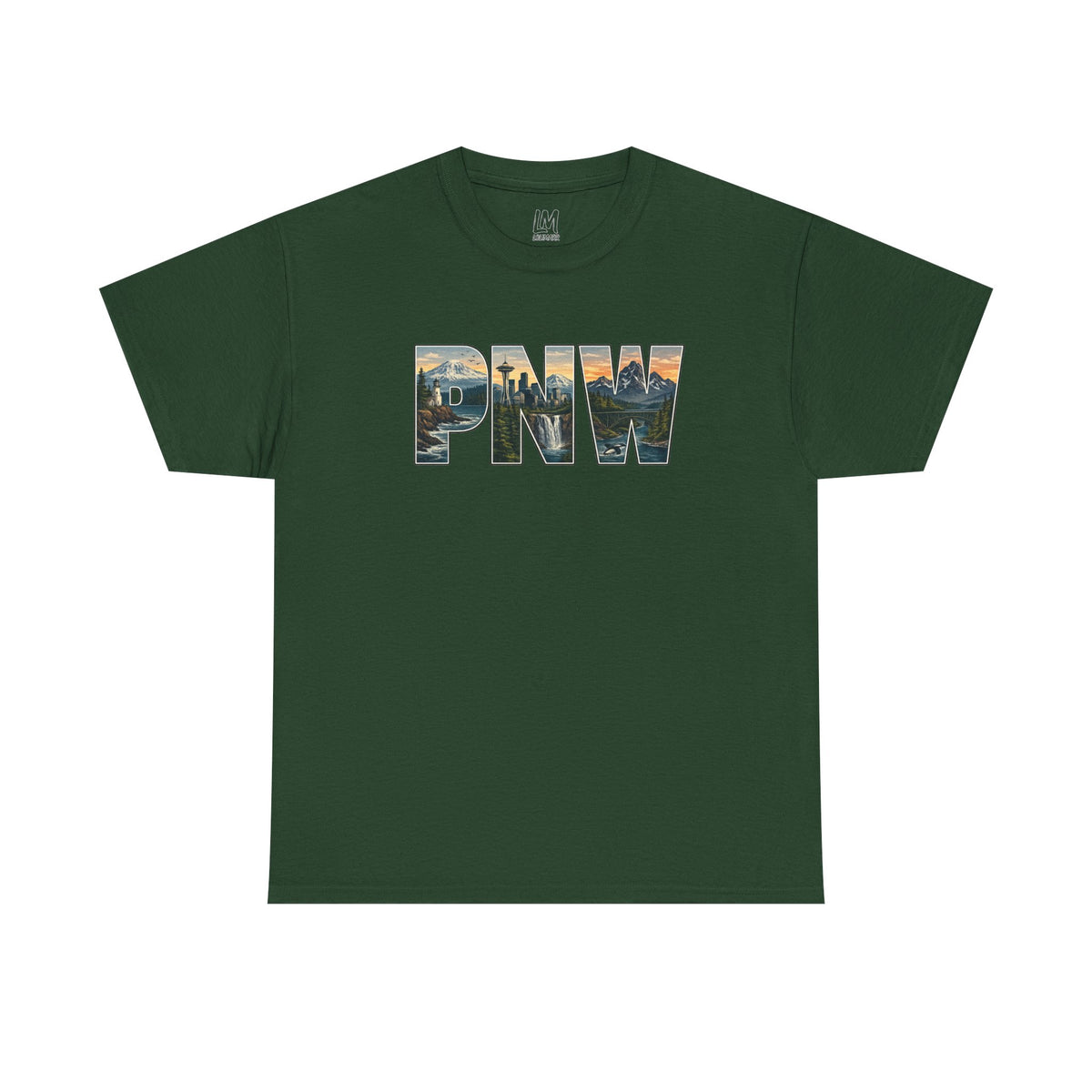 PNW Scenic Tee — Pacific Northwest Landscape Graphic T-Shirt
