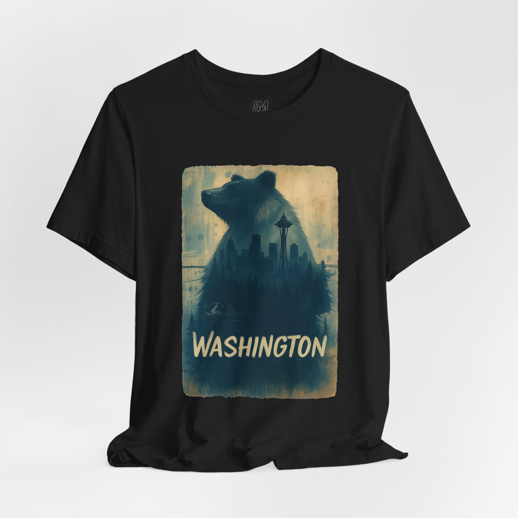 Washington skyline T-Shirt | Washington state design, city silhouette