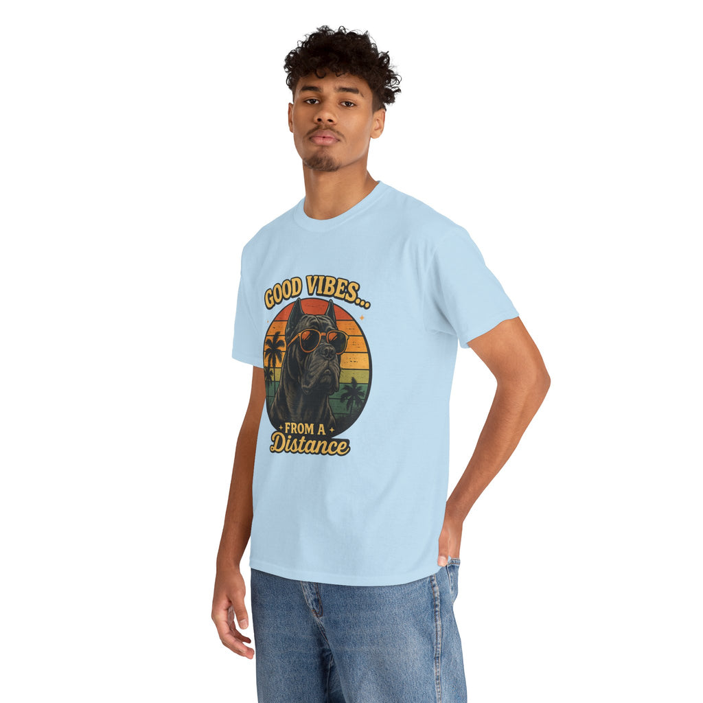 Good Vibes From a Distance Dog T-Shirt
