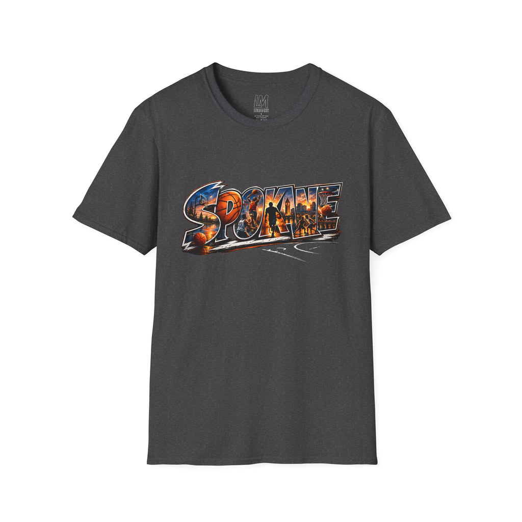 Spokane Basketball T-Shirt — High Energy City Hoops Tee