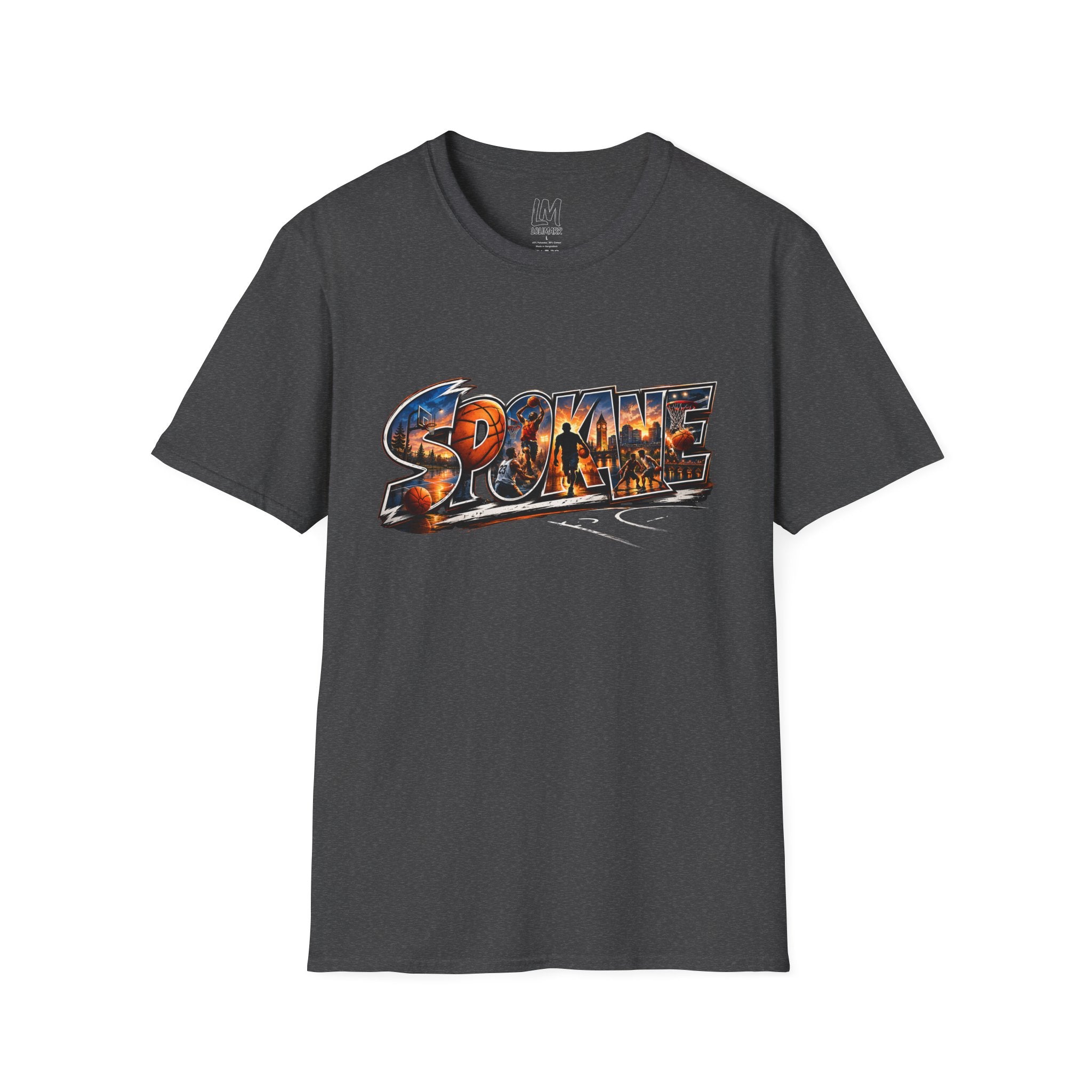 Spokane Basketball T-Shirt — High Energy City Hoops Tee