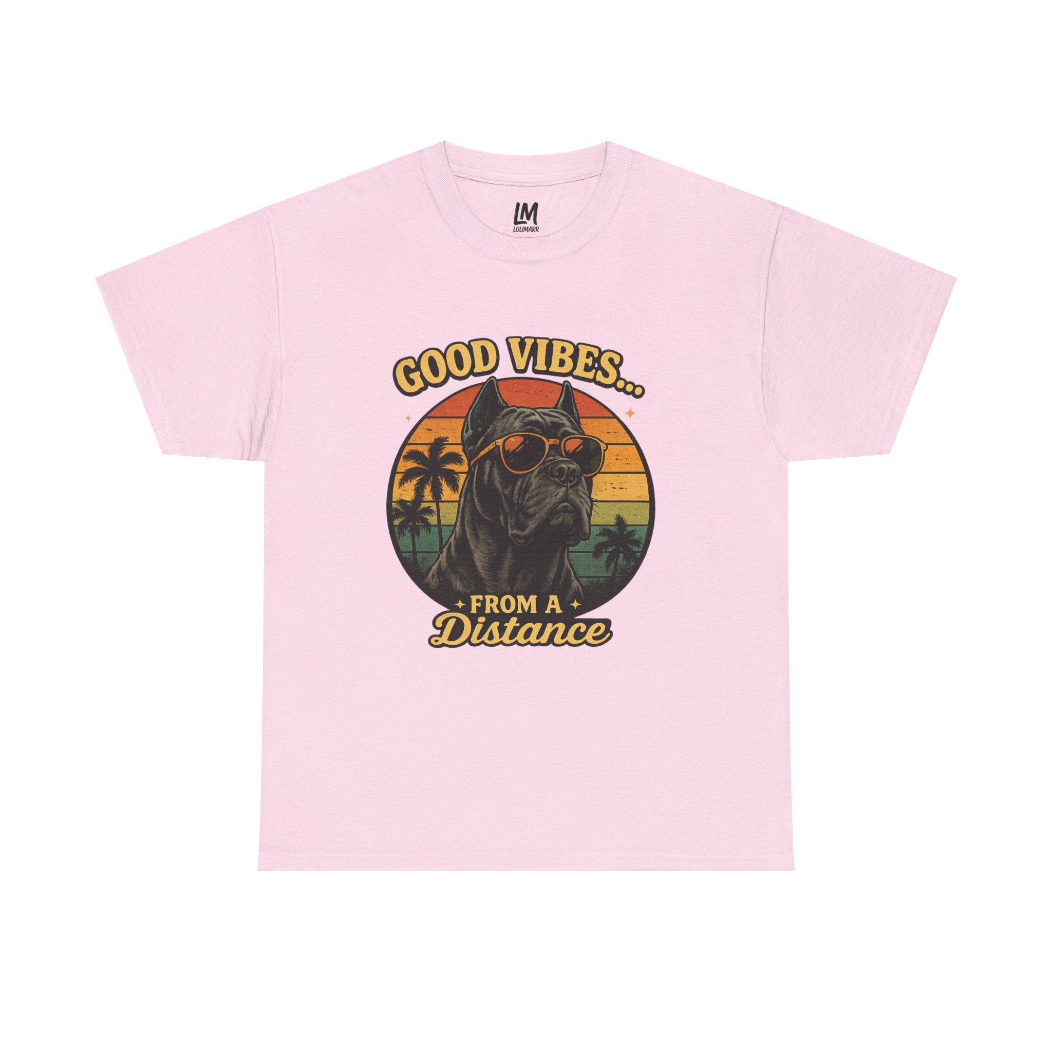 Good Vibes From a Distance Dog T-Shirt