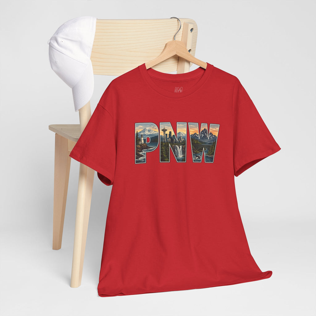 PNW Scenic Tee — Pacific Northwest Landscape Graphic T-Shirt