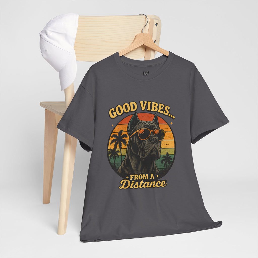 Good Vibes From a Distance Dog T-Shirt