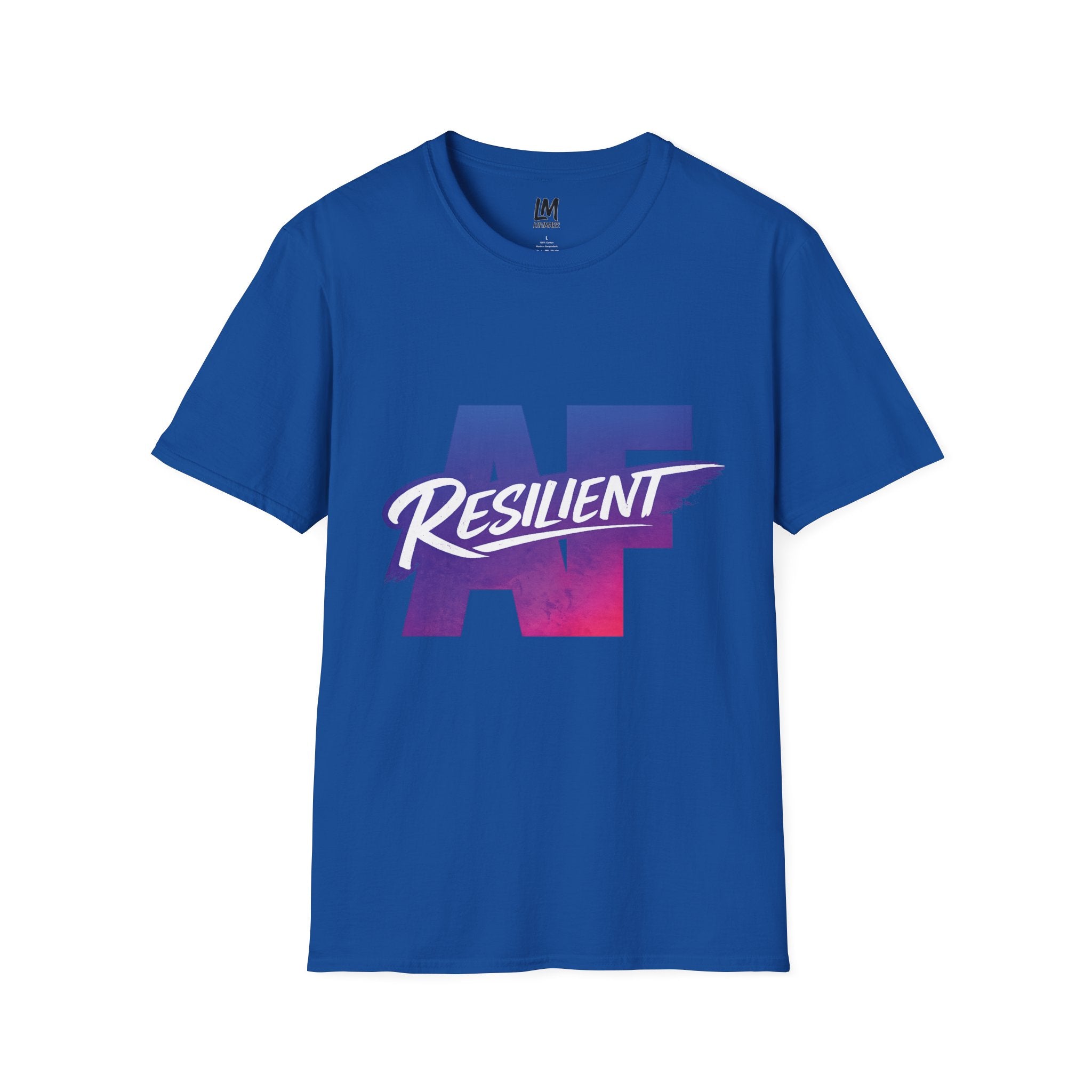 Resilient LA Graphic T-Shirt — Retro Gradient Los Angeles Pride Tee