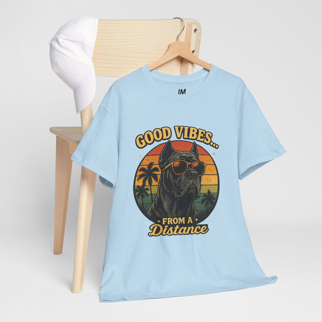 Good Vibes From a Distance Dog T-Shirt