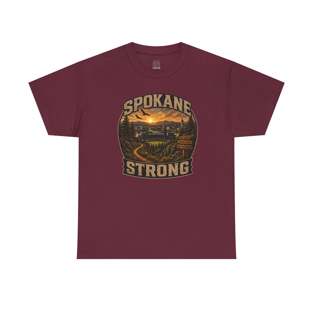 Spokane Strong Vintage Scenic T-Shirt — Hometown Pride Tee (Proceeds to Recovery)