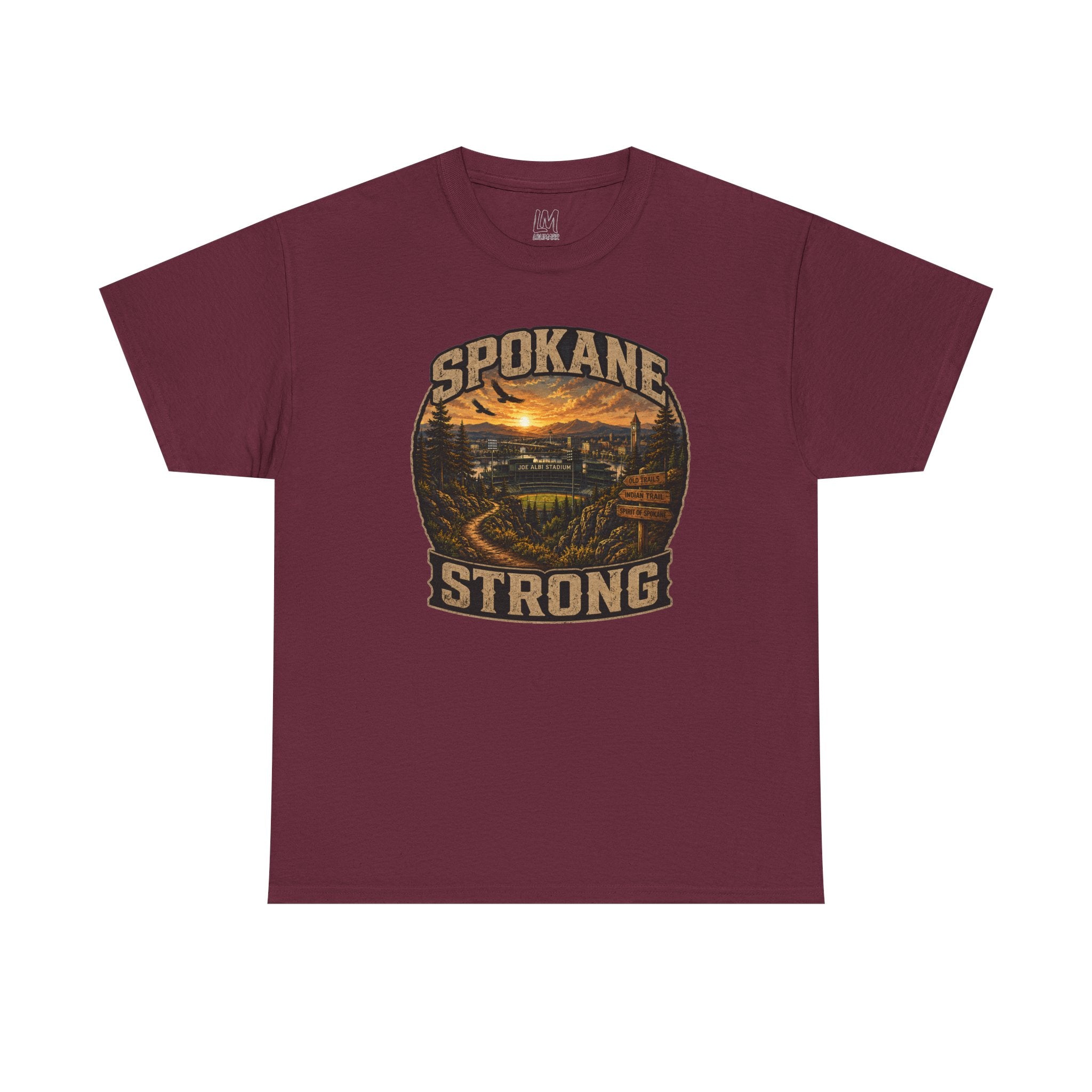 Spokane Strong Vintage Scenic T-Shirt — Hometown Pride Tee (Proceeds to Recovery)