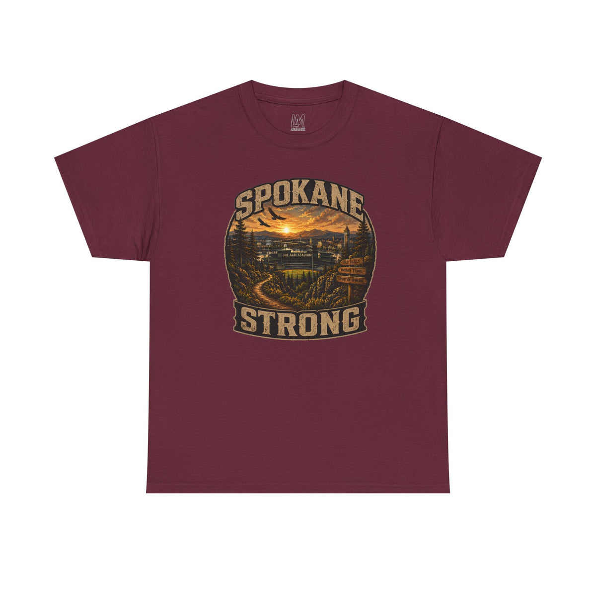 Spokane Strong Vintage Scenic T-Shirt — Hometown Pride Tee (Proceeds to Recovery)