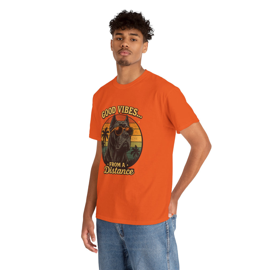 Good Vibes From a Distance Dog T-Shirt