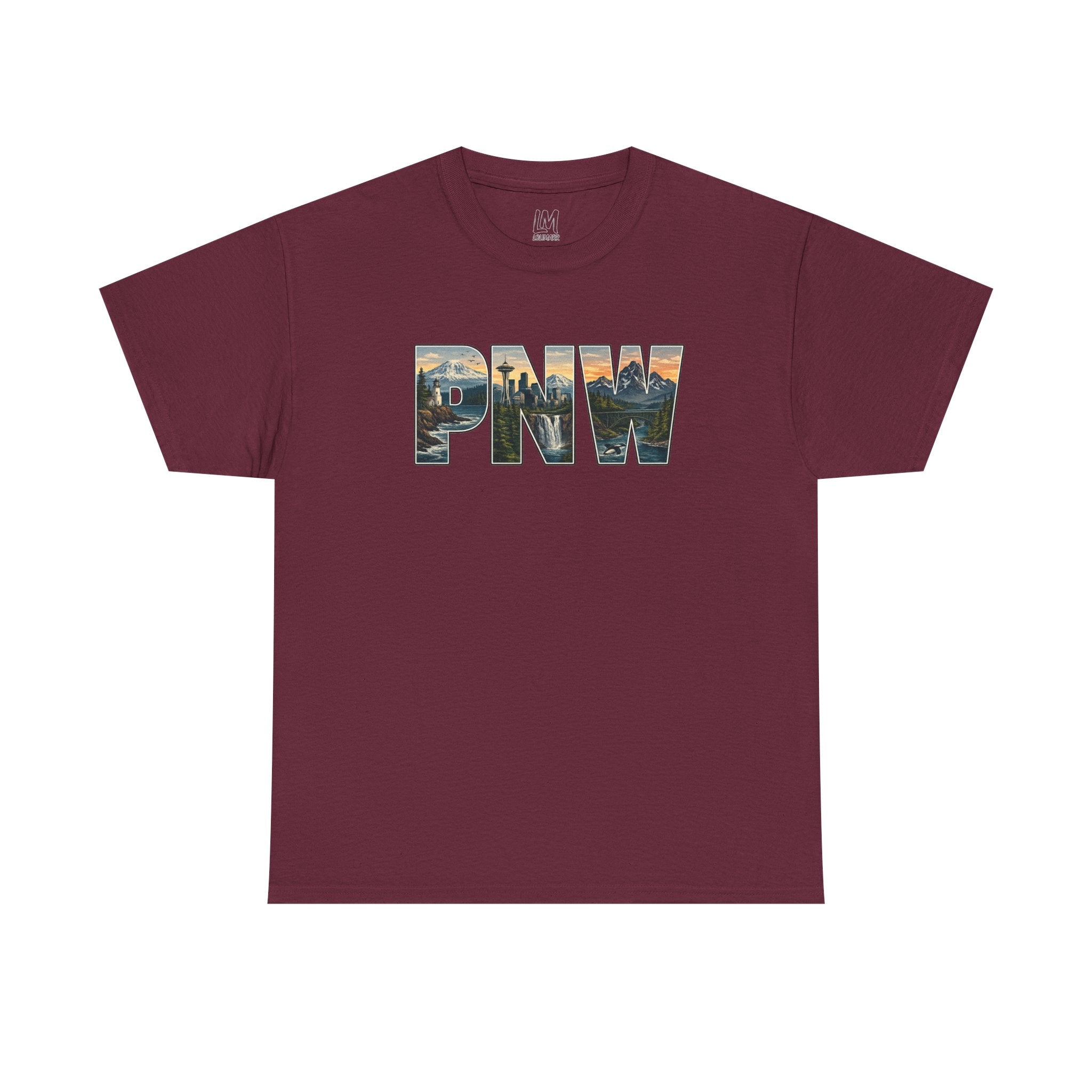 PNW Scenic Tee — Pacific Northwest Landscape Graphic T-Shirt