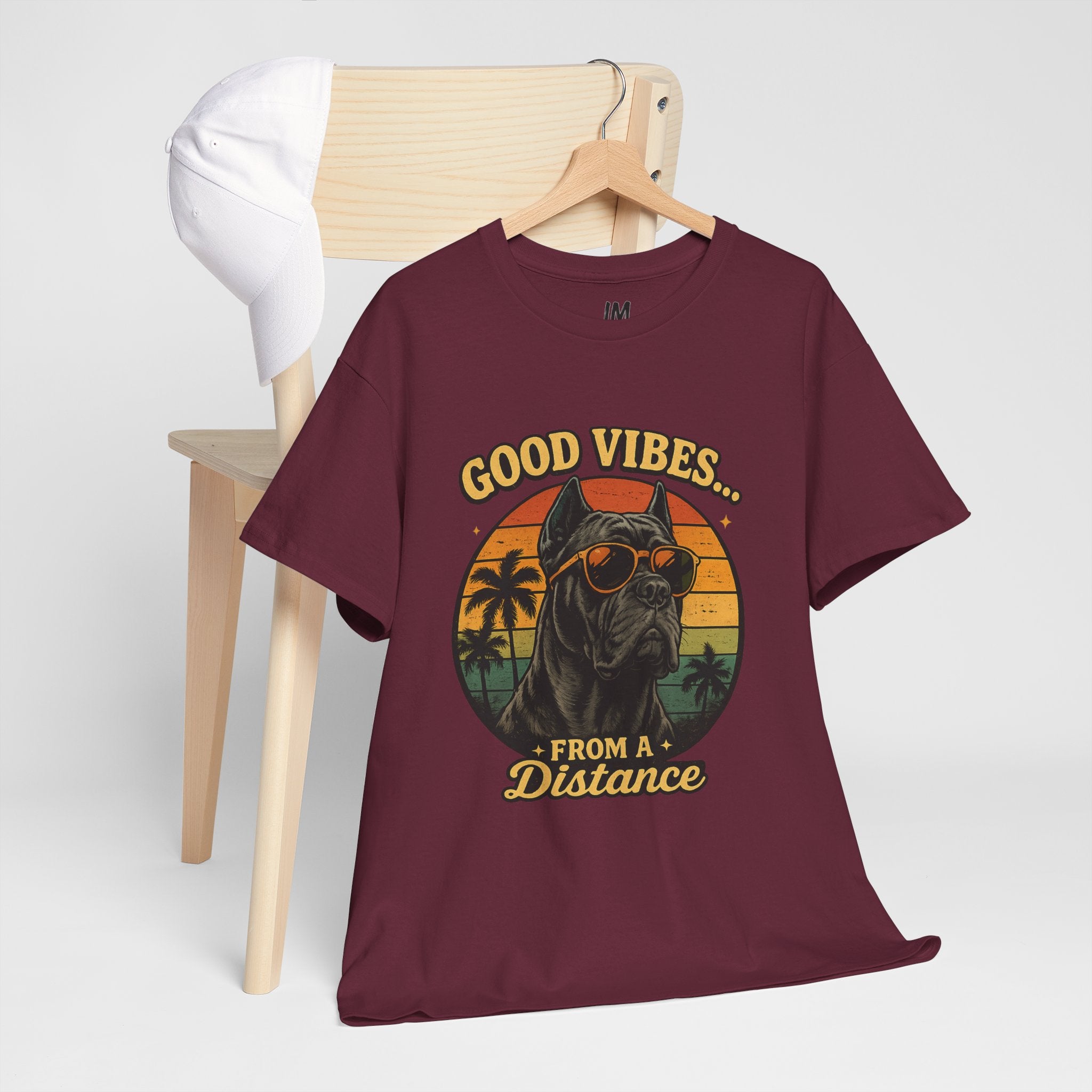 Good Vibes From a Distance Dog T-Shirt
