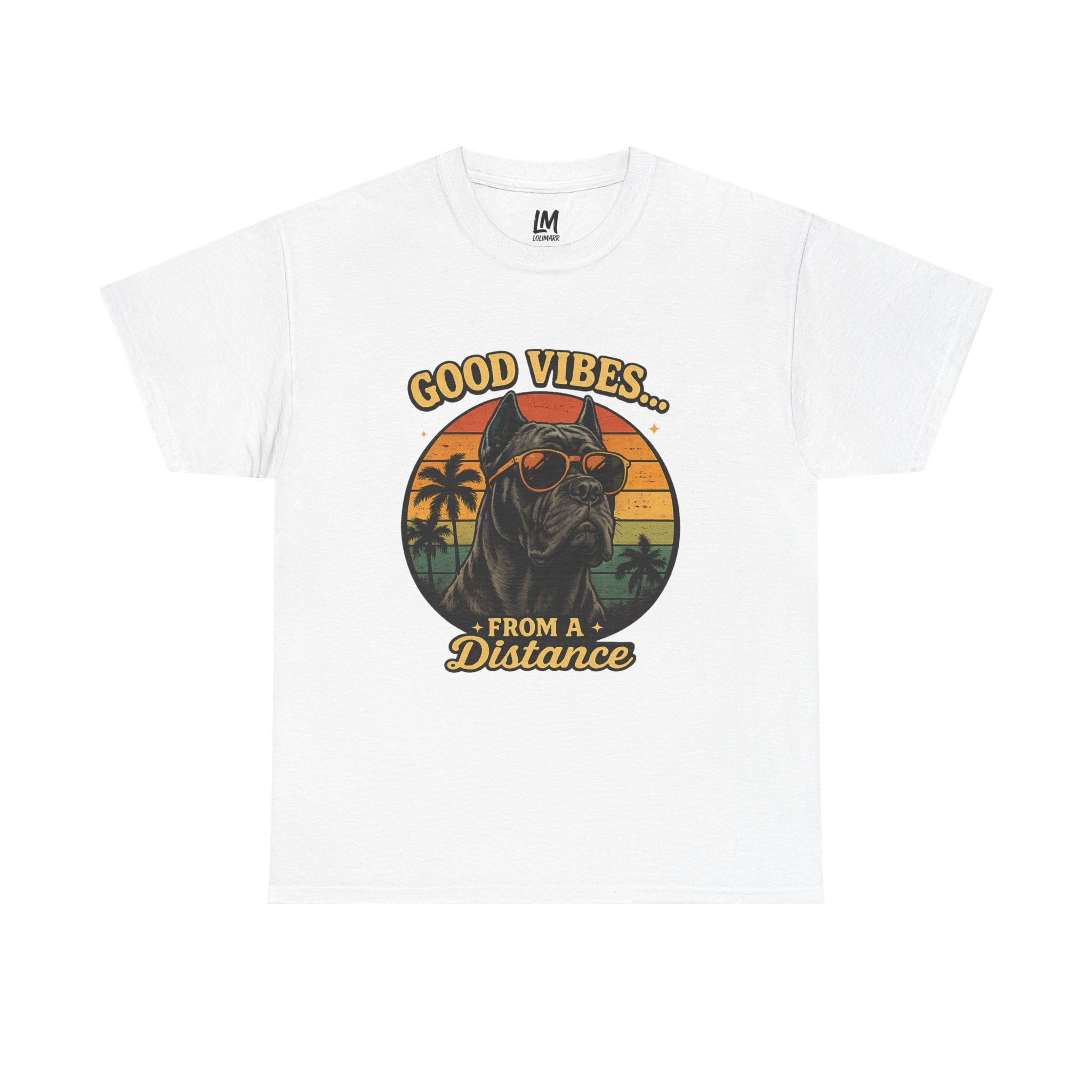 Good Vibes From a Distance Dog T-Shirt