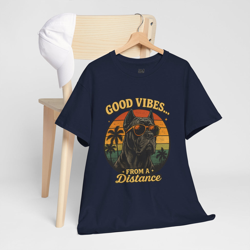 Good Vibes From a Distance Dog T-Shirt
