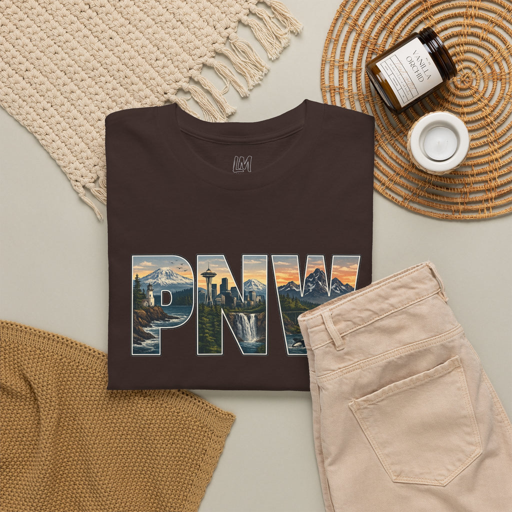 PNW Scenic Tee — Pacific Northwest Landscape Graphic T-Shirt