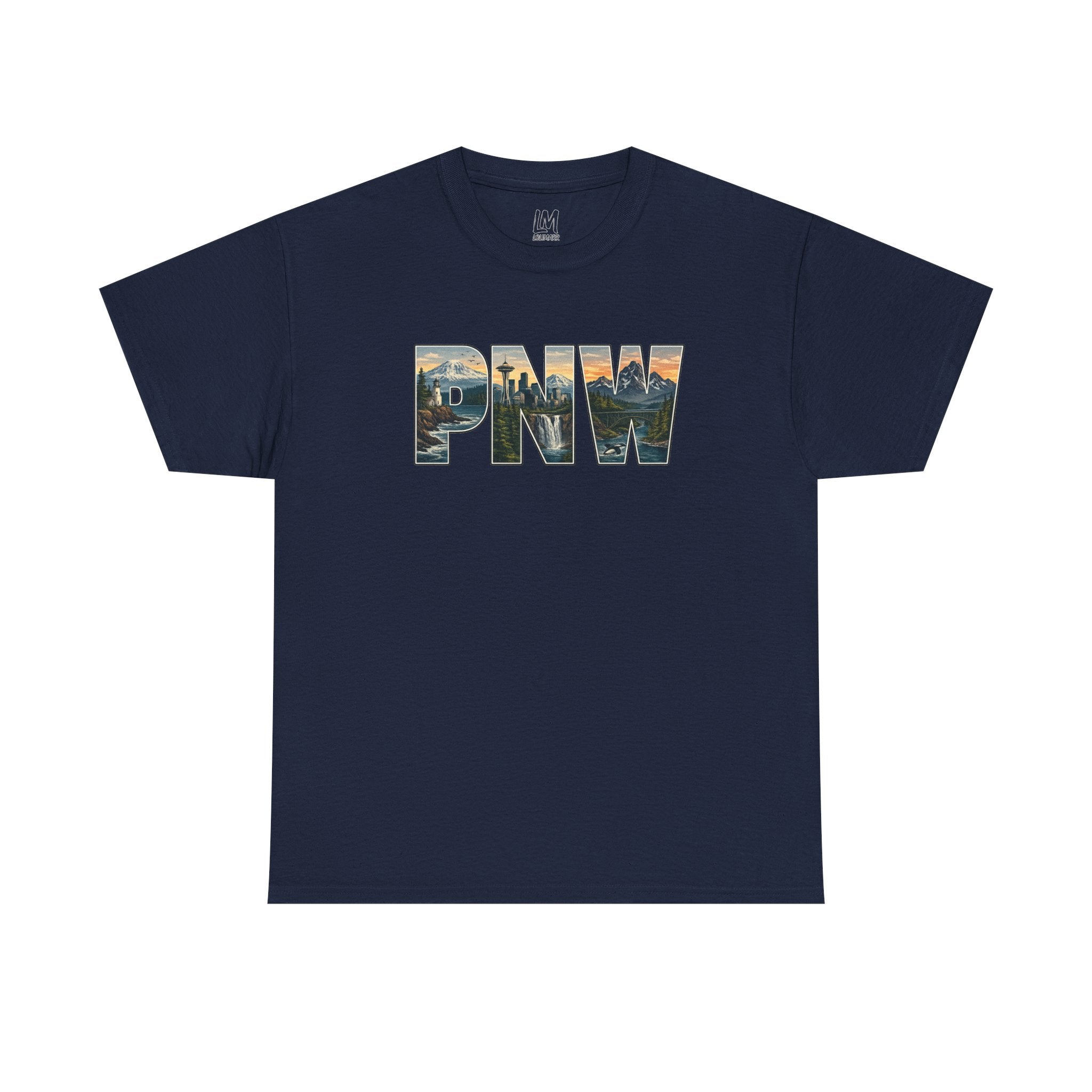 PNW Scenic Tee — Pacific Northwest Landscape Graphic T-Shirt