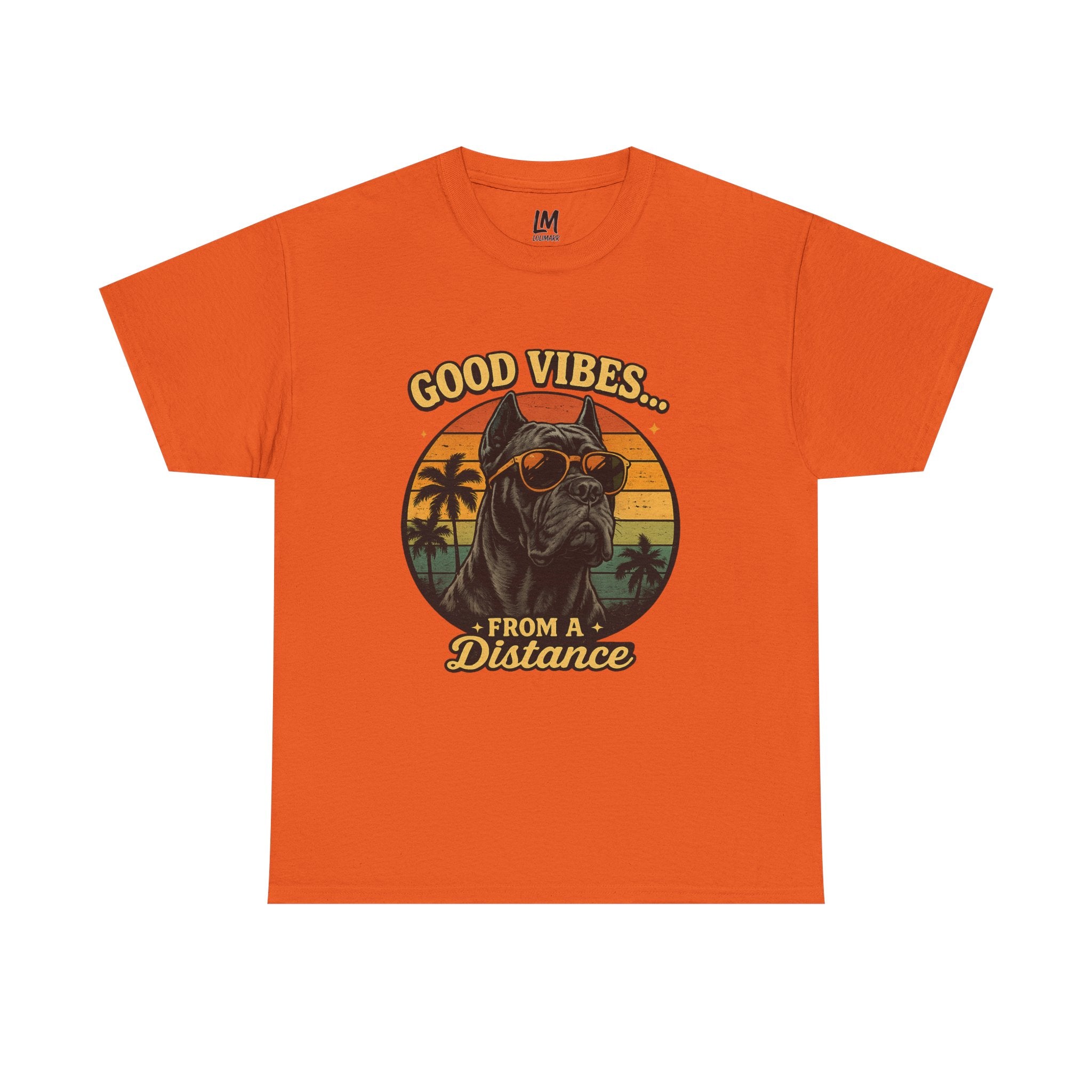Good Vibes From a Distance Dog T-Shirt