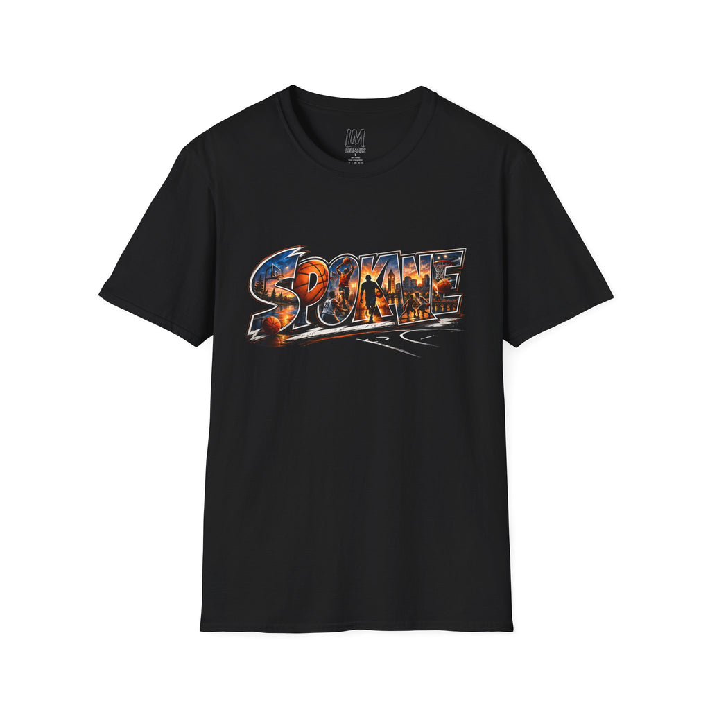 Spokane Basketball T-Shirt — High Energy City Hoops Tee