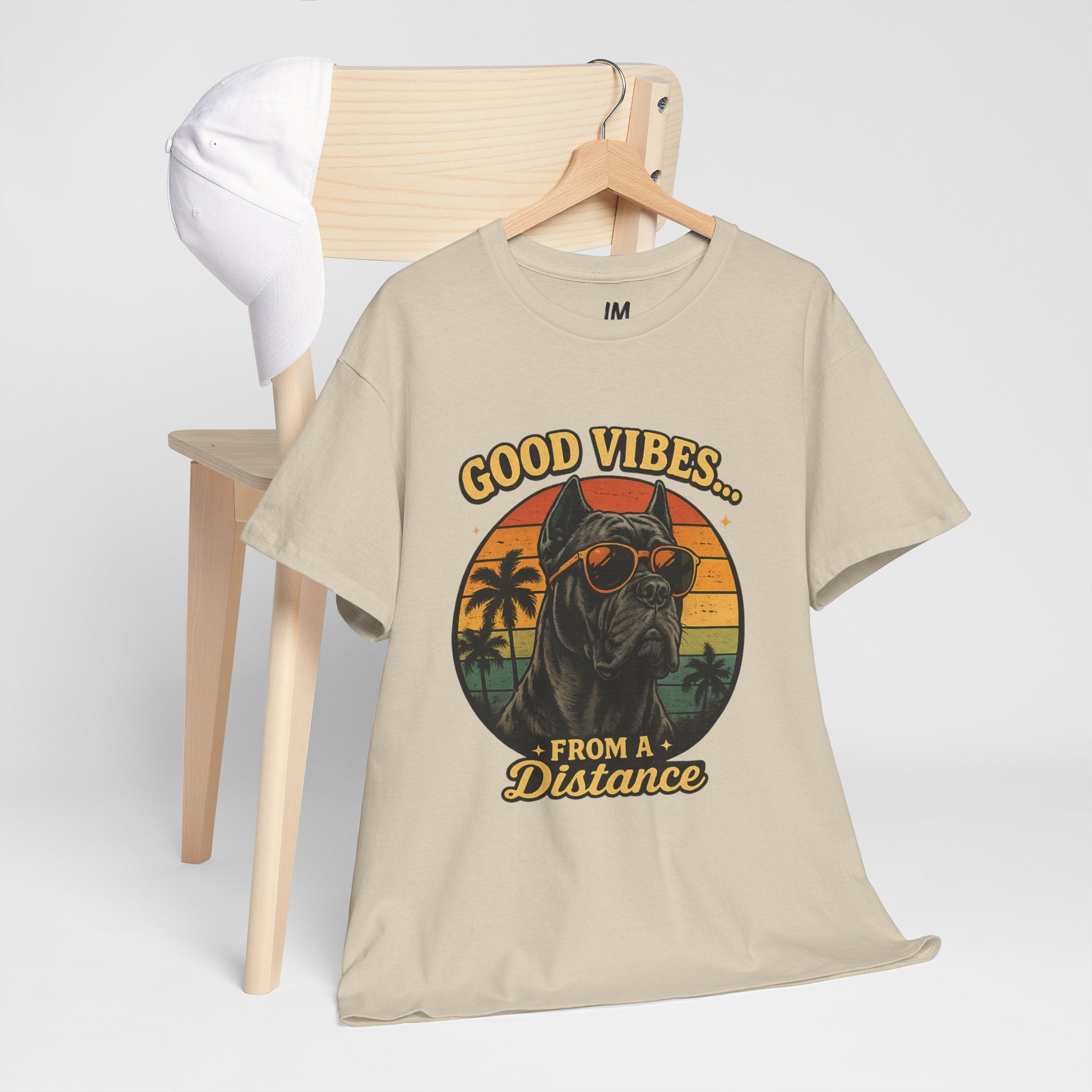 Good Vibes From a Distance Dog T-Shirt