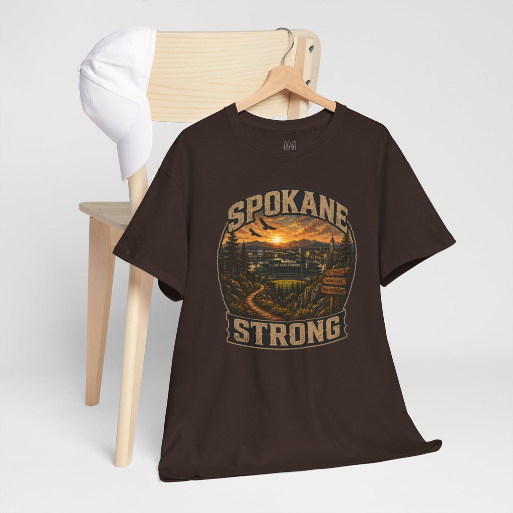 Spokane Strong Vintage Scenic T-Shirt — Hometown Pride Tee (Proceeds to Recovery)